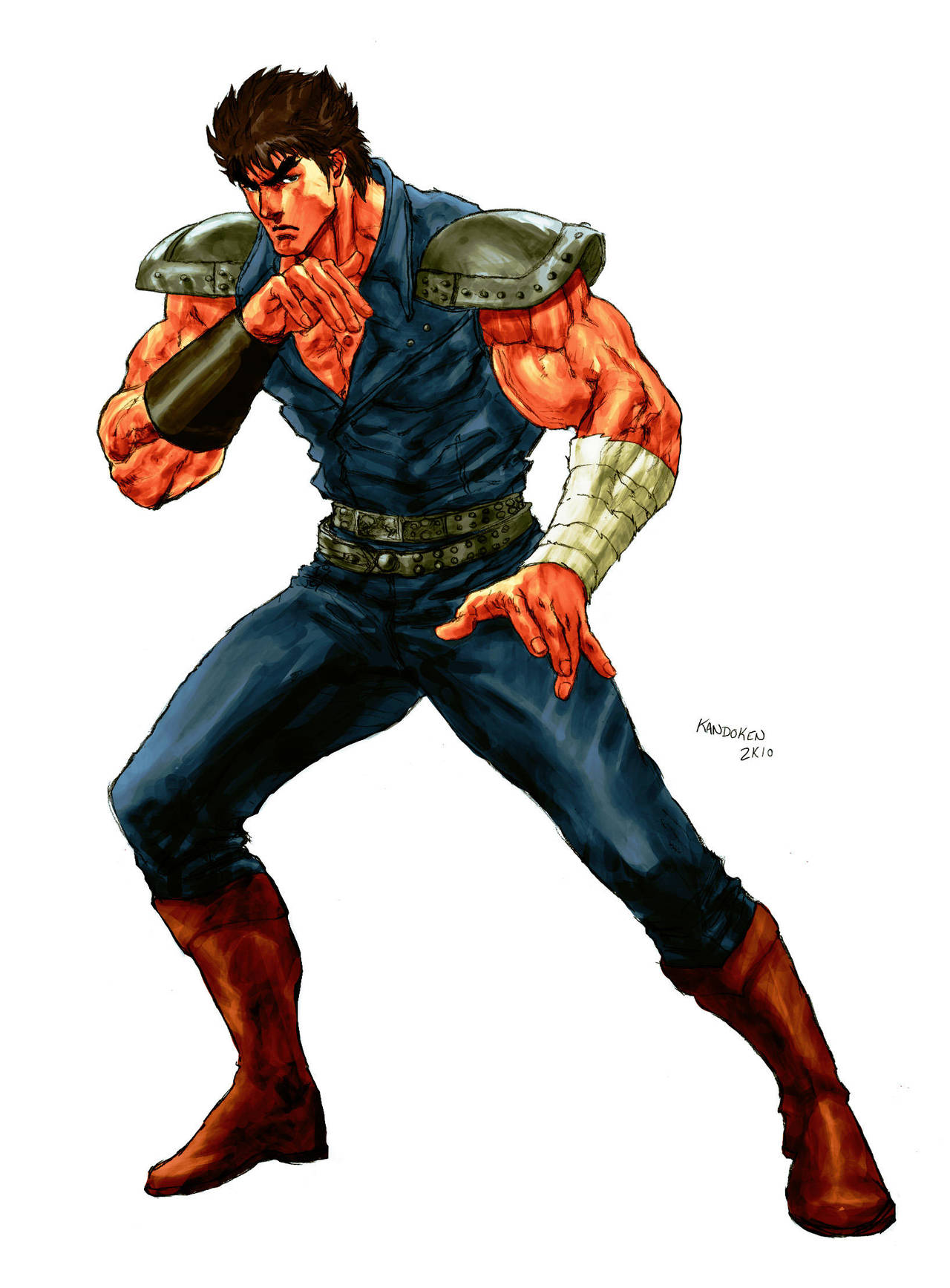Kenshiro Nishimura style by Kandoken