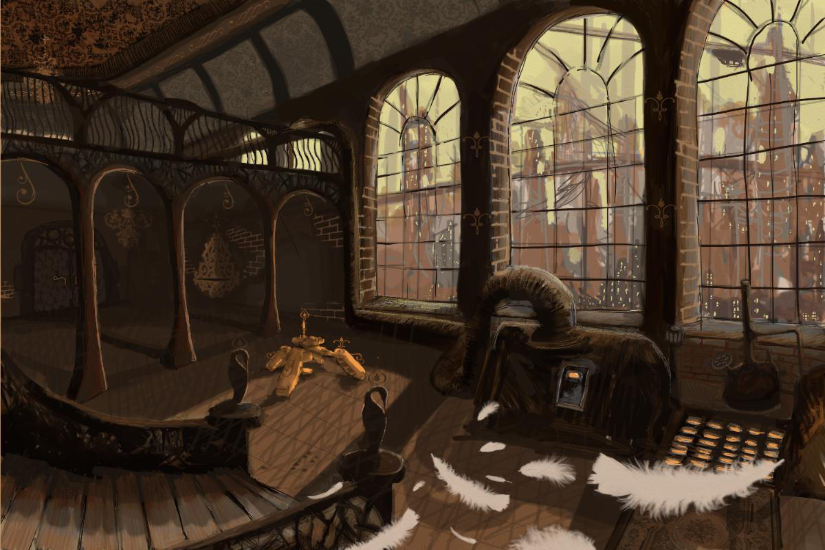 Perdido Street Station - Izak's Laboratory by rivendel-on