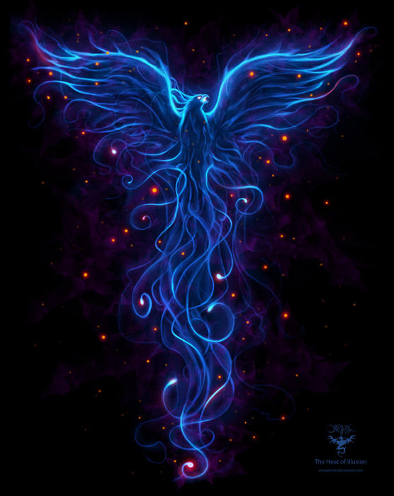 The Heat of Illusion blue by amorphisss