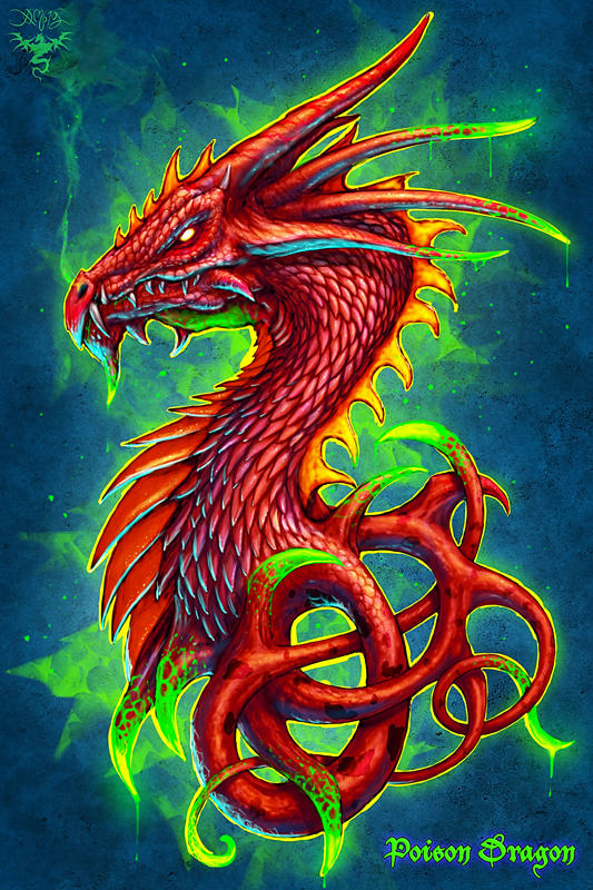 Poison Dragon Alt. Red by amorphisss