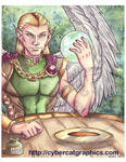 Watercolor Elf Lord by lady-cybercat
