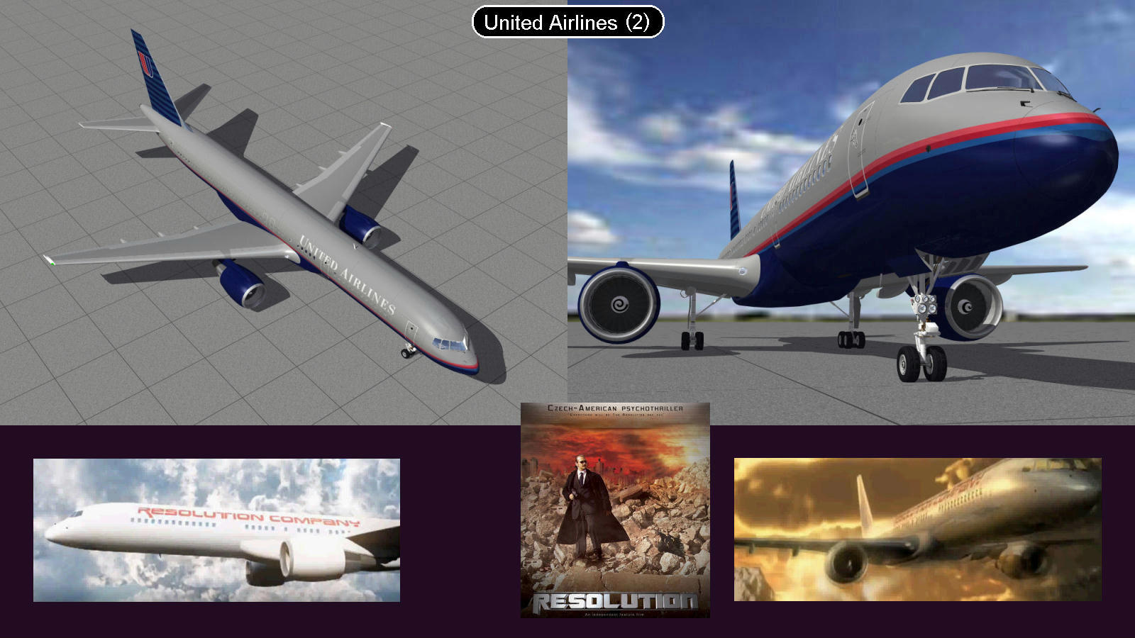Boeing 757 United Airlines 2 by iconkid