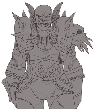 Garrosh Hellscream female ver. by NEOmi-triX