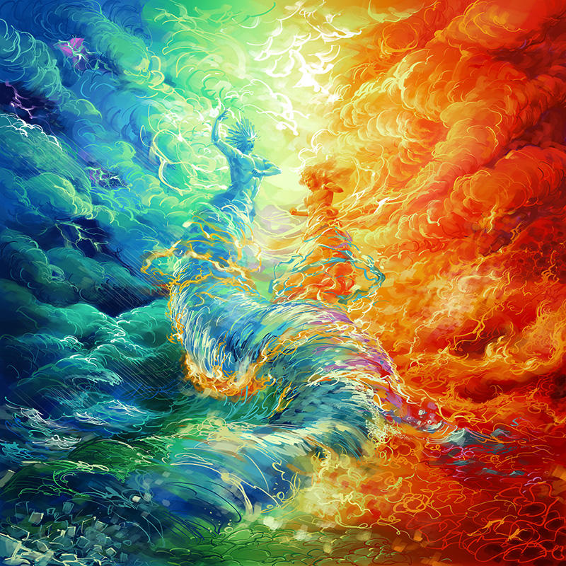 war of the elements by scorpy-roy