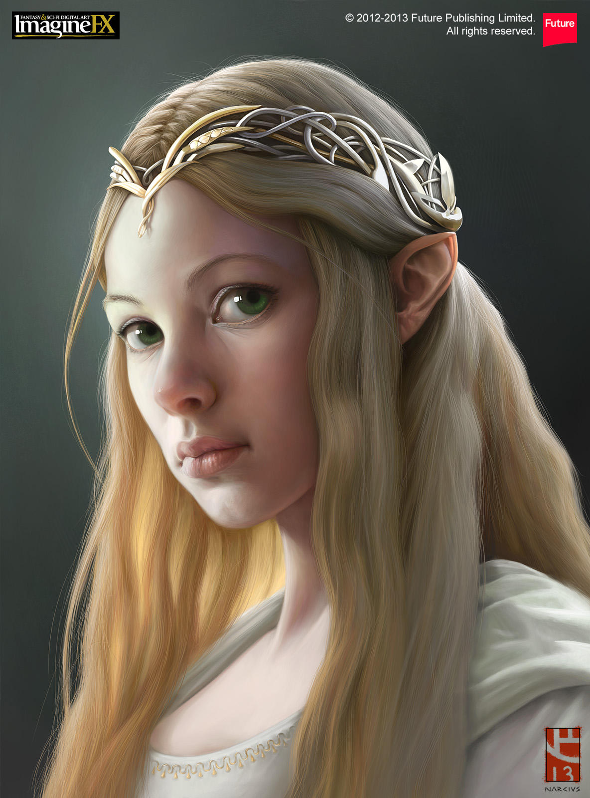 Elf Girl ImagineFX by NarciusArt