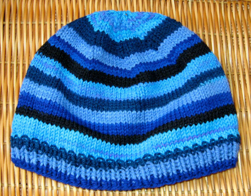 Blue Striped Hat by StarTyrian