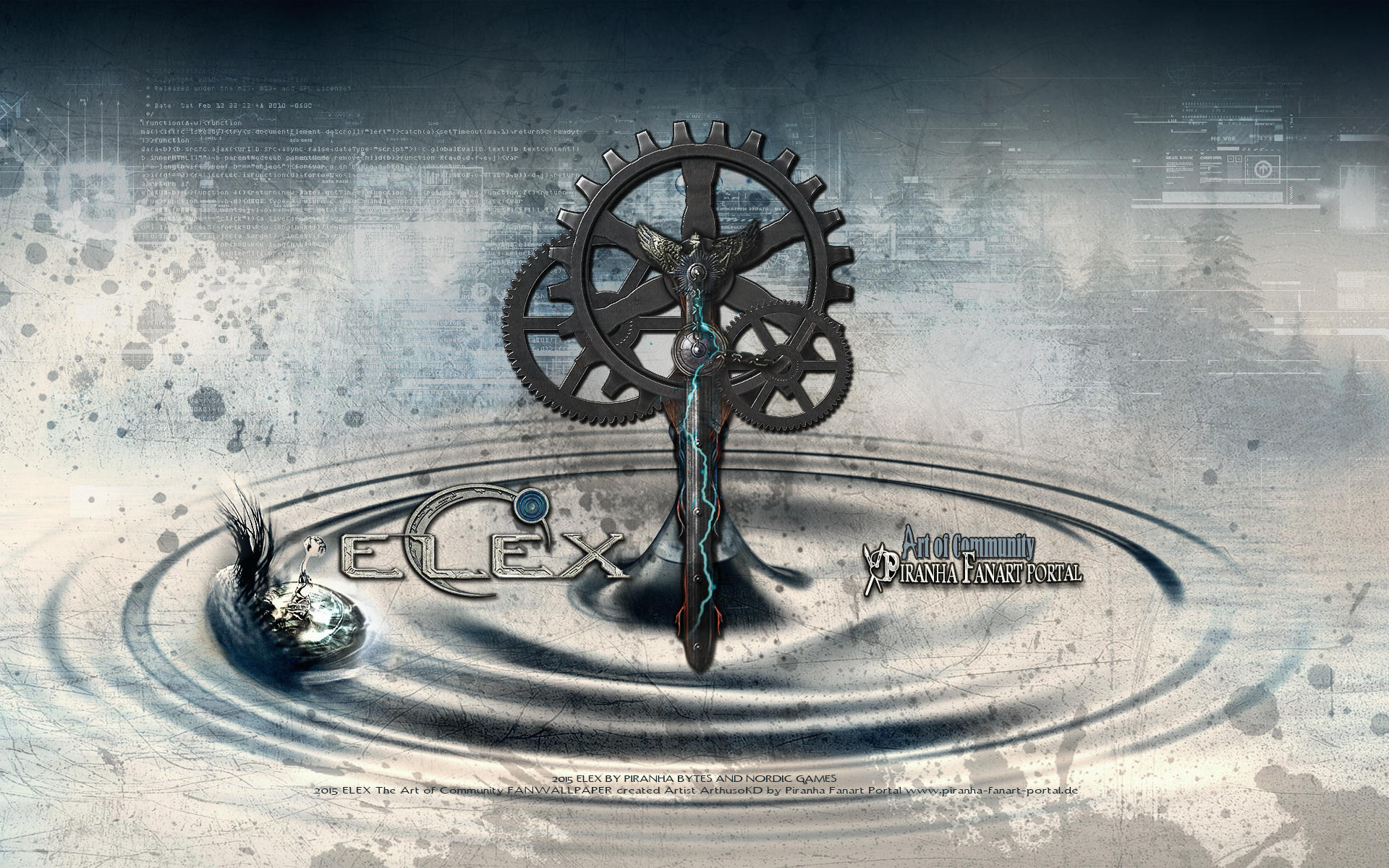ELEX TECH WALLPAPER Waterdrop and Spice ELEX by ArthusokD