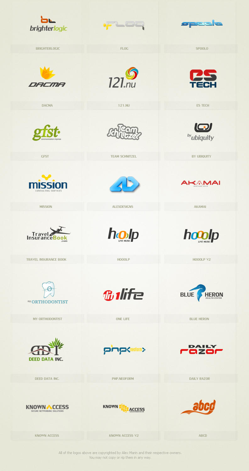 LogoPack by alexdesigns