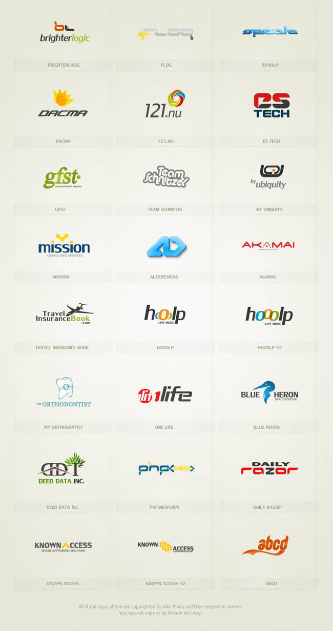 LogoPack by alexdesigns