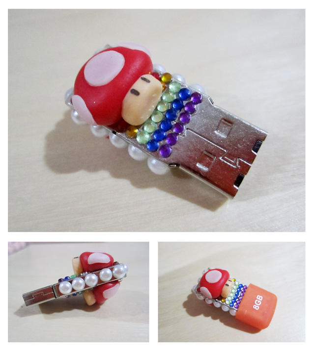 Mario Mushroom USB by KralleCakes