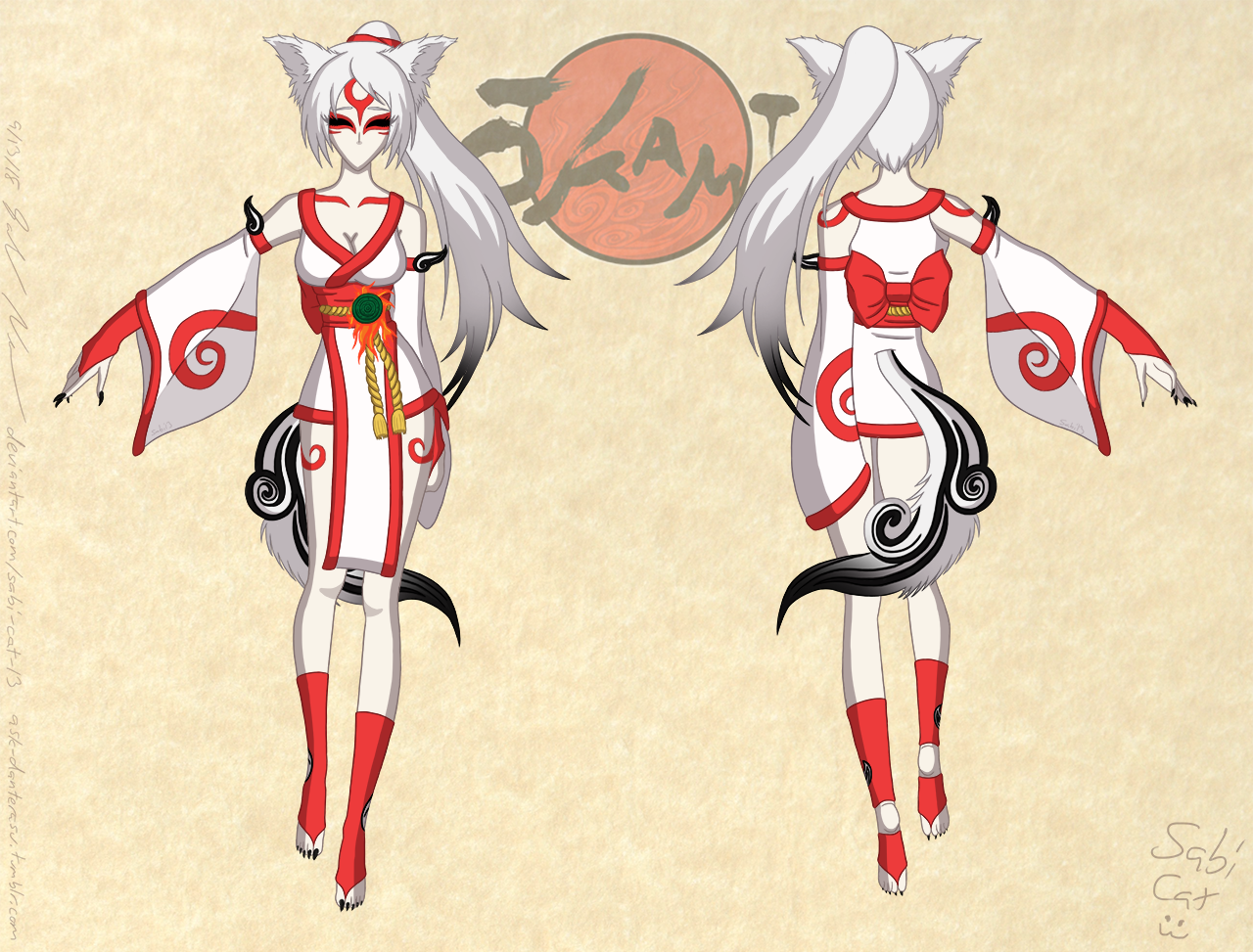 Amaterasu Reference Sheet 4 by Sabi-Cat-13 on DeviantArt