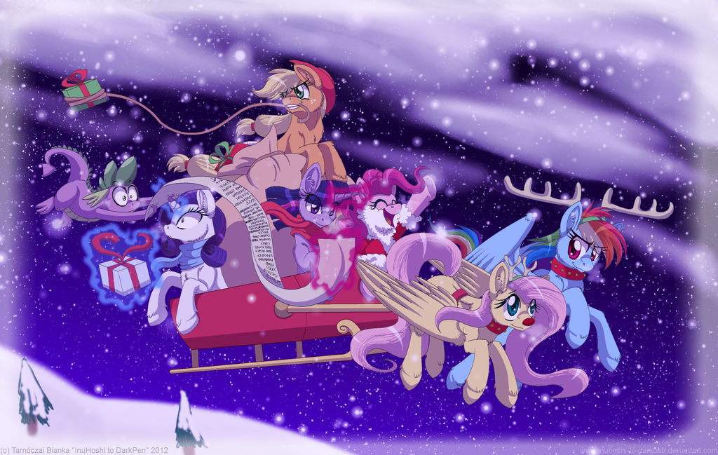 Merry Christmas! - 2012 by InuHoshi-to-DarkPen