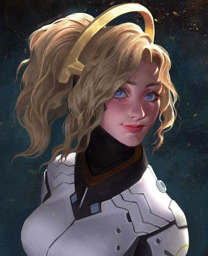 Fan Art : Mercy by IndahAlditha