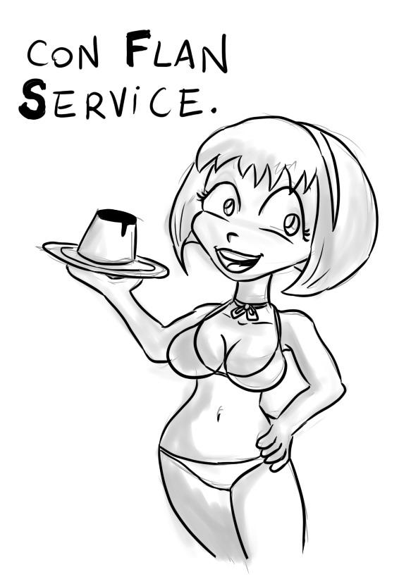 Flan Service by Fadri