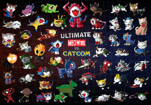 Ultimate Meowvel vs Catcom 3 by suzuran