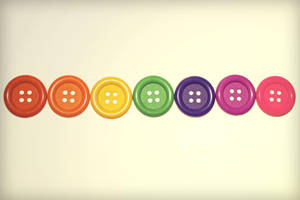 Rainbow Buttons by Cute-And-Bright