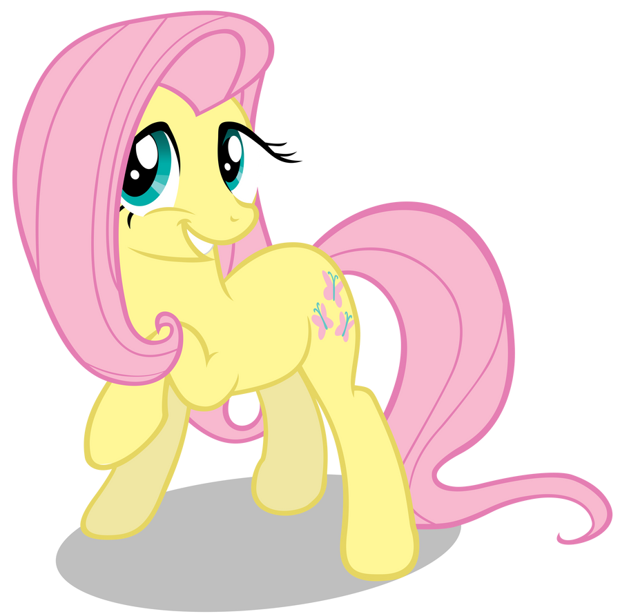 Fluttershy - D'awww by Bronyvectors