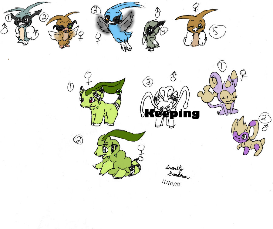 Tribrid Adoptables 2 3 LEFT by on DeviantArt