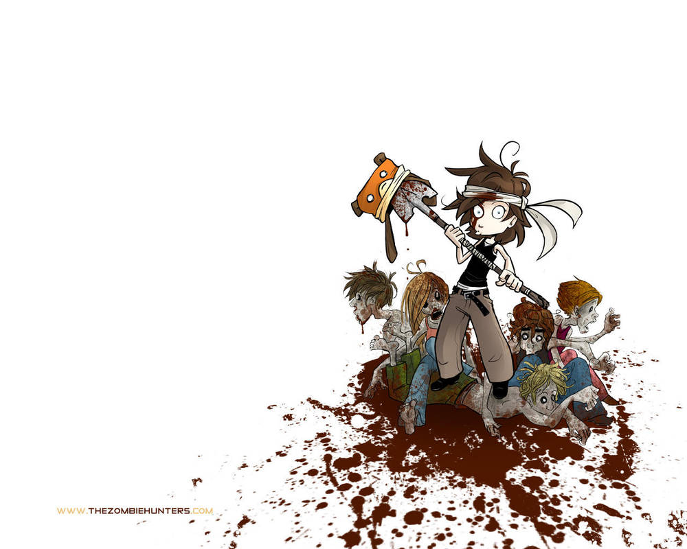 The Zombie Hunters Wallpaper by Ashwings
