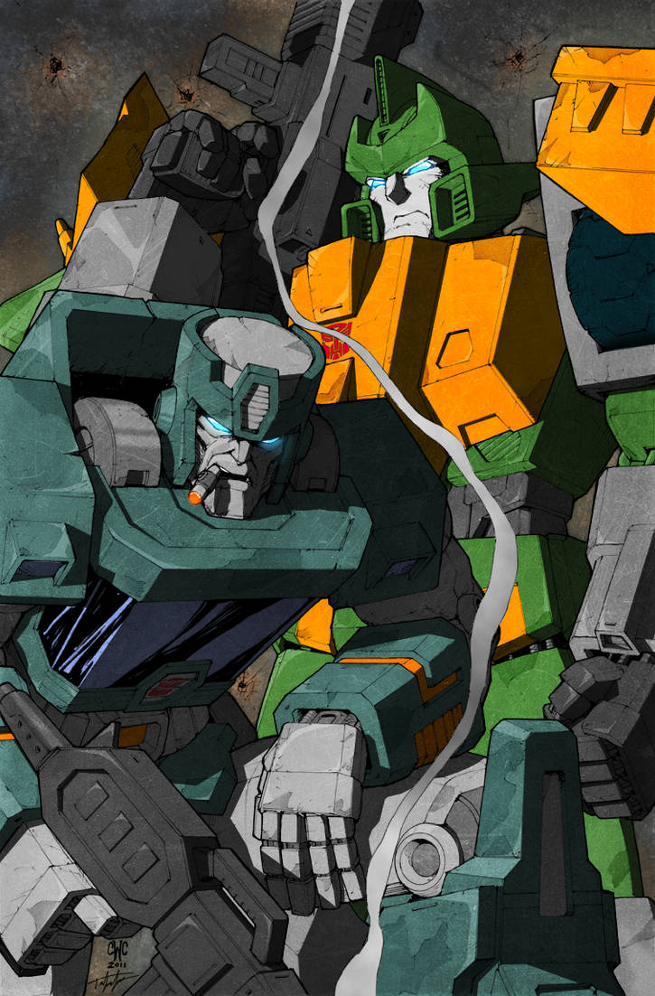 Wreckers Pin-Up Colored by VaderPrime1