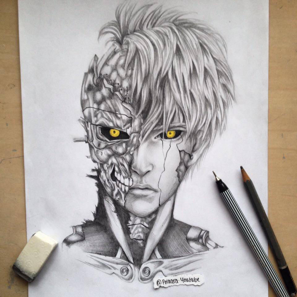 Genos One Punch Man by Polaara