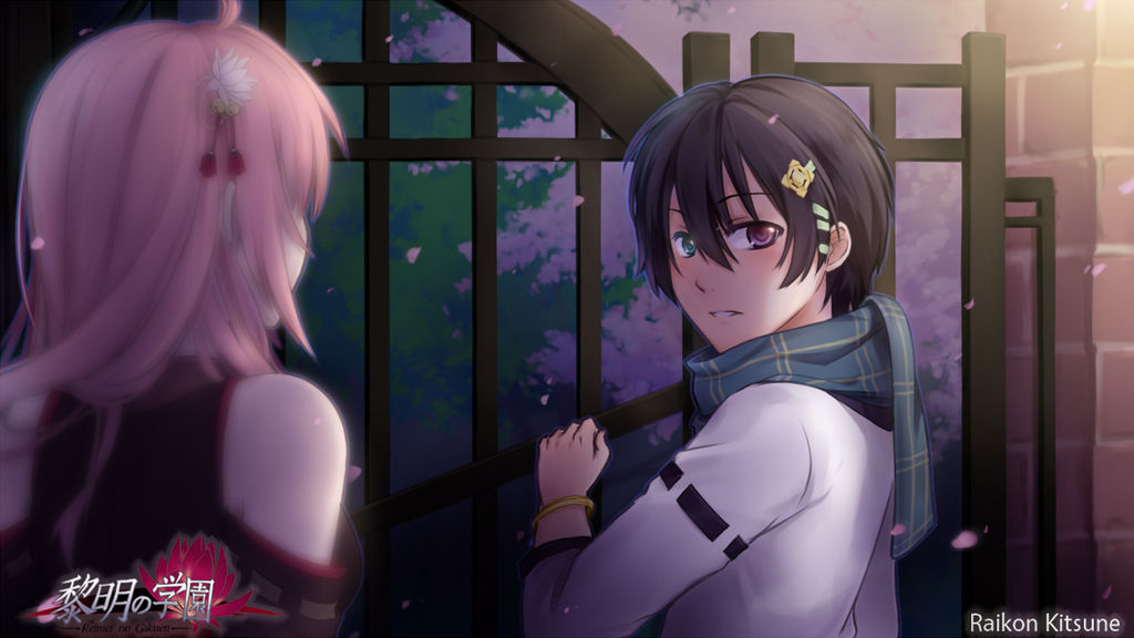 Reimei no Gakuen: Late-night meeting by RaikonKitsune