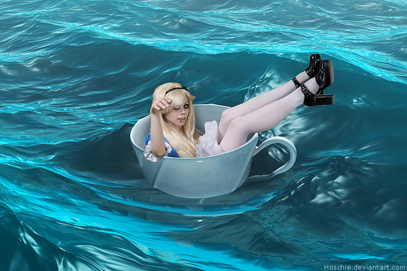 Alice in a Cup Version 2 by hoschie