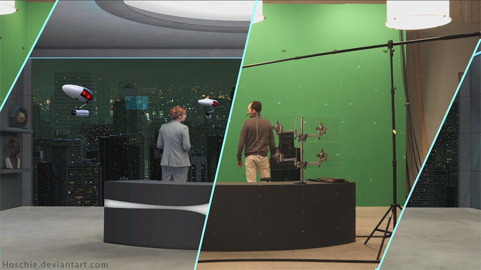 Virtual Setdesign for vfx production by hoschie