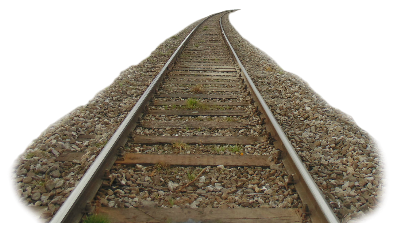 Rails png. Железнодорожные пути. Железнодорожный путь на белом фоне. ЖД дорога. Рельсы.