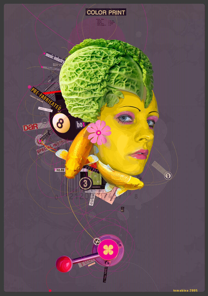 Pre Fabricated Color Print by temabina
