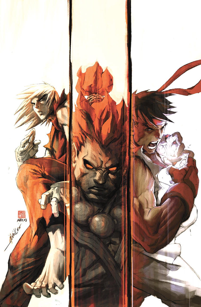 Street Fighter 1 - 6 COVER by alvinlee