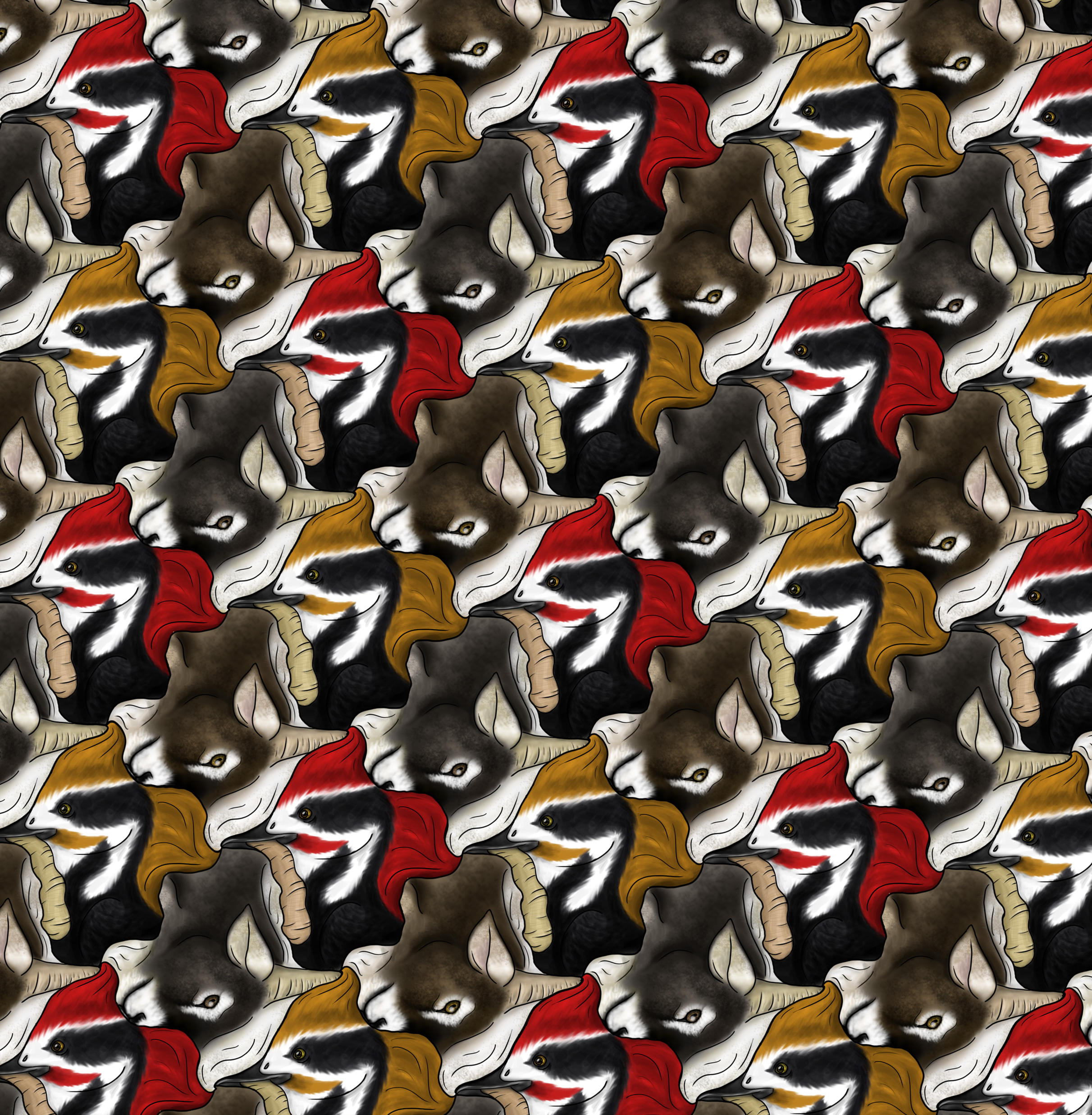 tessellation animals tessellation animals