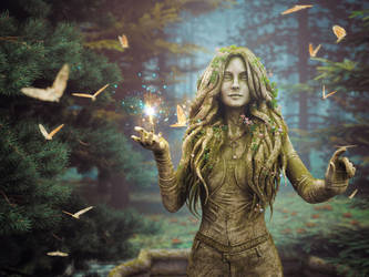 The Lady Of The Tree by Hypertaf-Tafkah