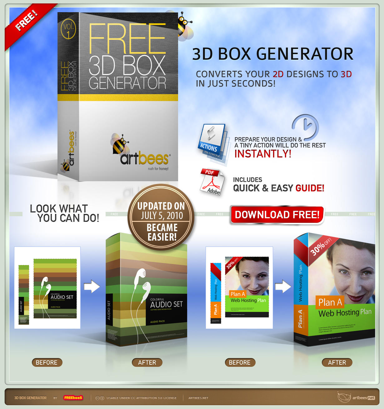 3D Box generator by artbees
