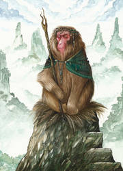 Simian the Sage by NatasaIlincic