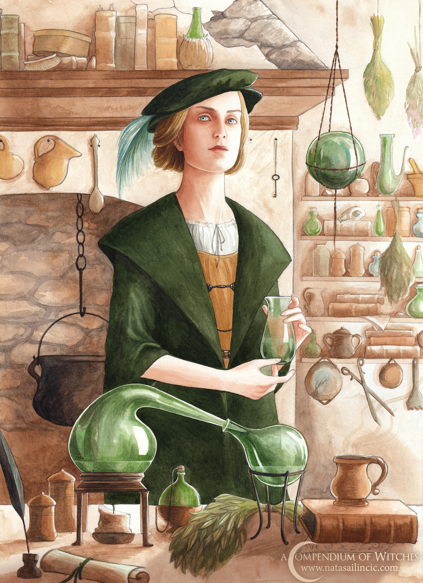 A Compendium of Witches ~ Hertha by NatasaIlincic