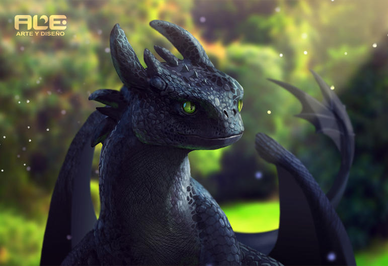 Toothless (realistic version) by DanteFitts on DeviantArt