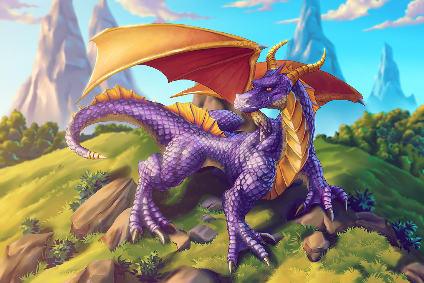 spyro the dragon fan art spyro the dragon fan art