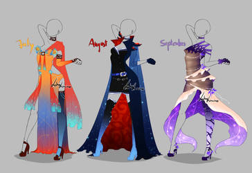 Outfit design - Months - 3 - closed by LotusLumino