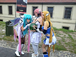 Ikaros, Nymph, Astraea - SoraNoOtoshimono Cosplay by ArashiHeartgramm