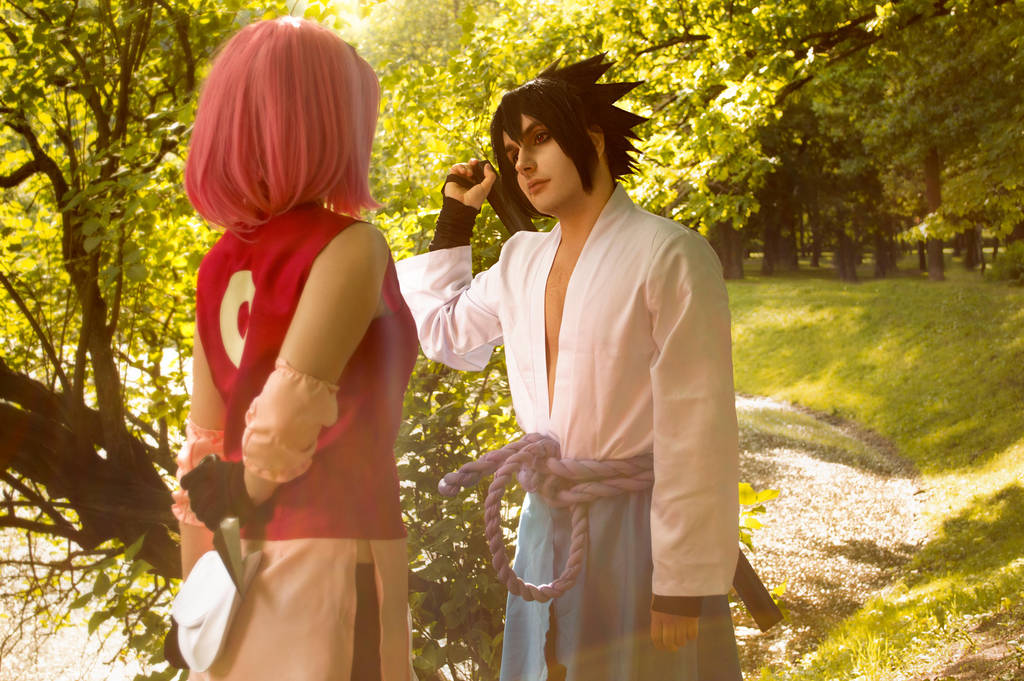Naruto Sasuke Uchiha Sakura Haruno Cosplay By Lika Tyan On Deviantart
