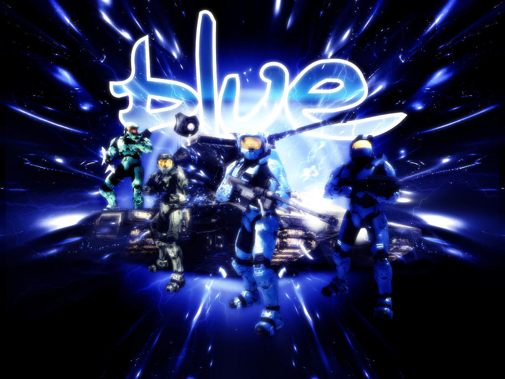 Red vs Blue Wall: Blue Team by FallenAngel1991