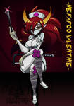 Hekapoo Valentine (Skull girls) by emiliano-roku