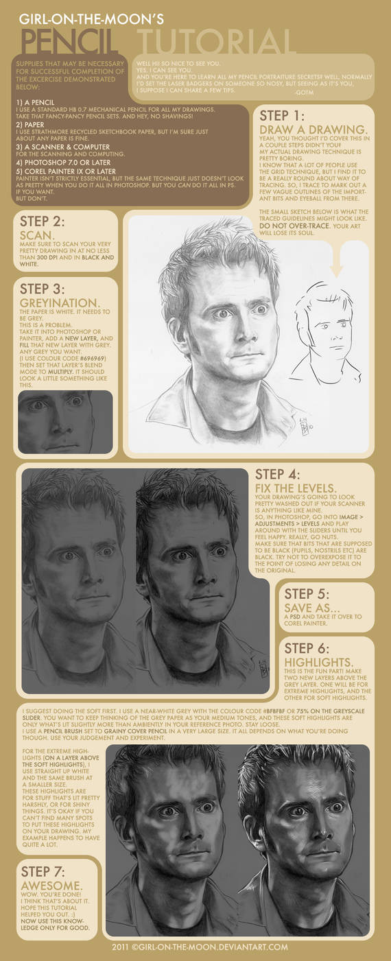 Pencil Tutorial by Girl-on-the-Moon