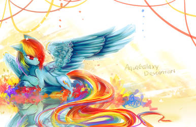 Rainbow Dash by AquaGalaxy