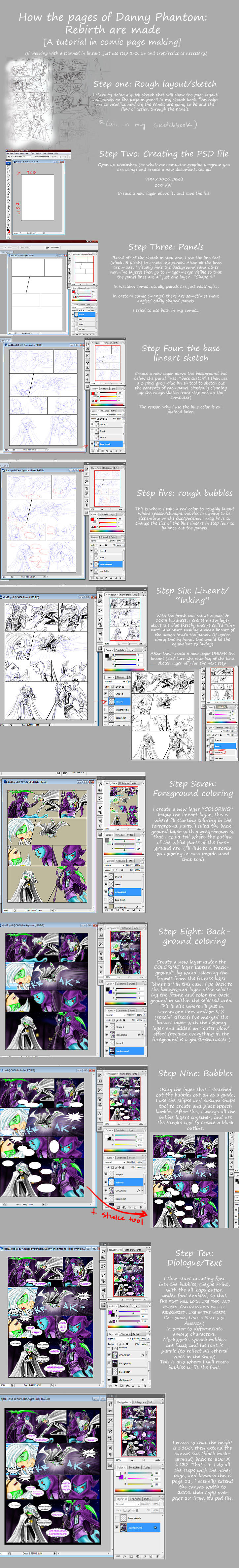 TUT- DP:R comic page making by slifertheskydragon