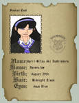 Aki Dumbledore School ID by latane4