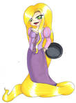 CHIBI - Rapunzel by EllanEriksson