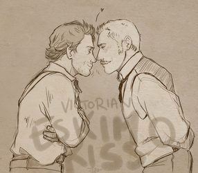 eskimo kiss by thenizu