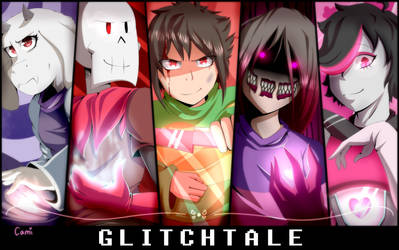 Glitchtale Poster 2 | Yay for 800k subs by CamilaAnims
